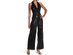 Rachel Rachel Roy Women's Kelly Sequined Cowlneck Jumpsuit Black Size 8