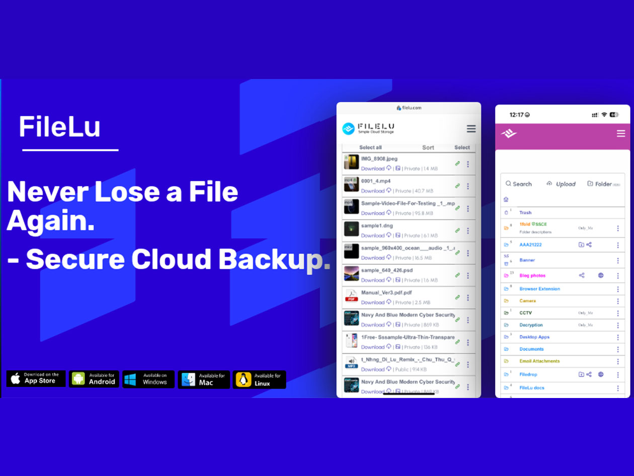 FileLu Cloud Storage Premium Plan: Lifetime Subscription (2TB)
