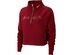 Nike Women's Sportswear Shine Metallic-Graphic Half-Zip Top Red Size Extra Large