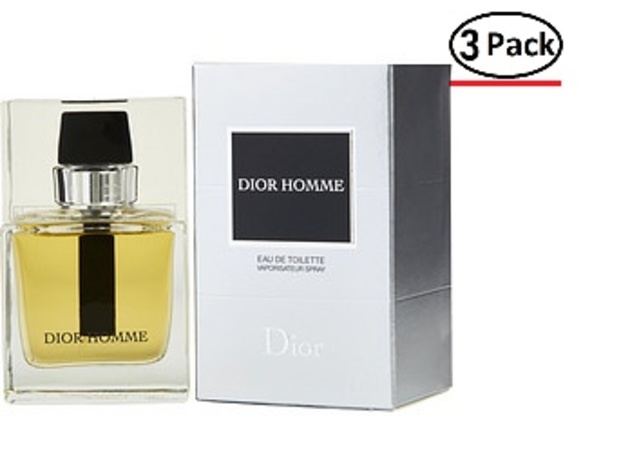 DIOR HOMME by Christian Dior EDT SPRAY 1.7 OZ (Package Of 3)