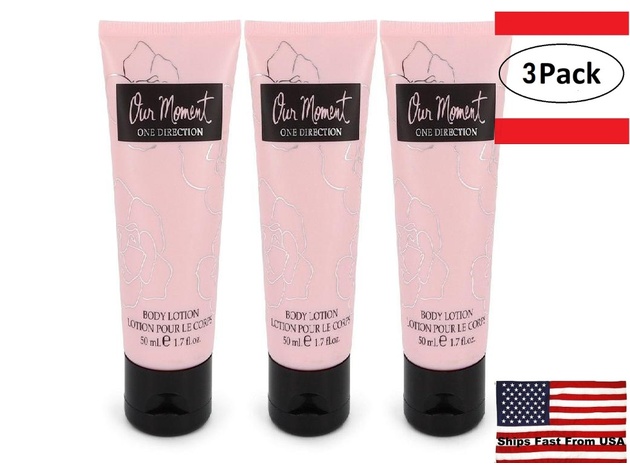 3 Pack Our Moment by One Direction Body Lotion 1.7 oz for Women