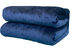 Spyder Flannel Ultra Plush Bed Blanket Interwoven Strength - Twin Blue