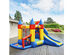 Costway Inflatable Bounce House Slide Bouncer Kids Castle Jumper w/ Balls & 780W Blower