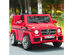 Costway Mercedes Benz G65 Licensed 12V Electric Kids Ride On Car RC Remote Control White\ Black\ Red - Red