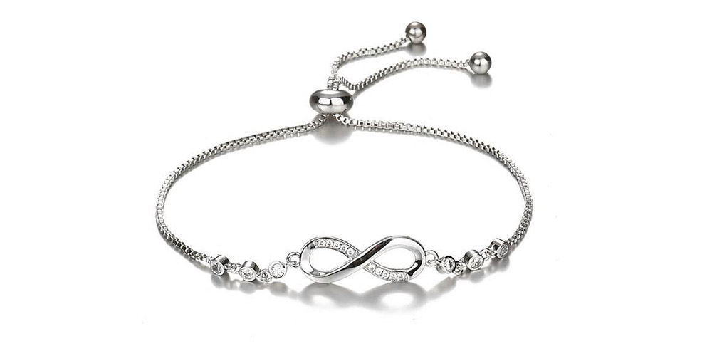 Silver Infinity Bracelet