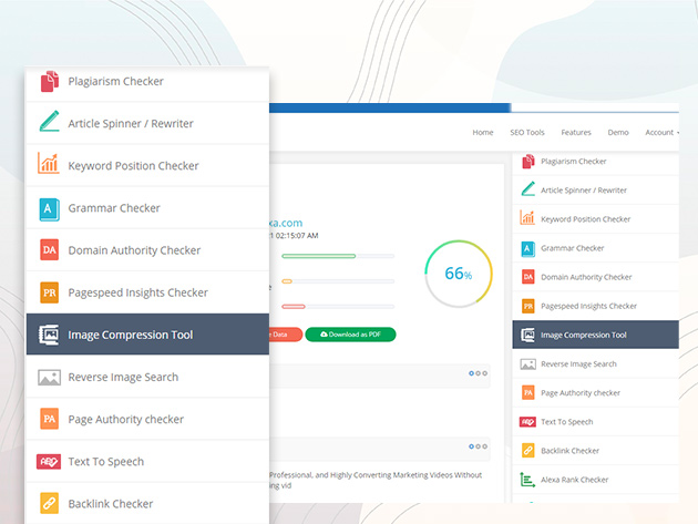 SEOBLAZER 54-in-1 Visitor Analytics & SEO Tools: Lifetime Subscription