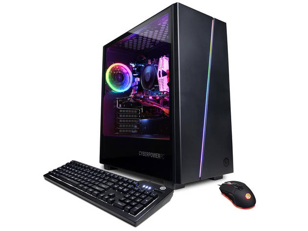 CYBERPOWERPC GMA9240CPGV2 Gamer Master Gaming Desktop Computer - AMD Ryzen 7, 16GB RAM, 500GB SSD + 2TB HDD, Windows 11