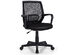 Costway Mid-Back Mesh Chair Height Adjustable Executive Chair w/ Lumbar Support - Black