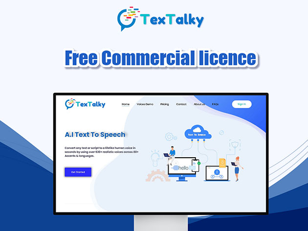 TexTalky AI Text-to-Speech: Lifetime Subscription