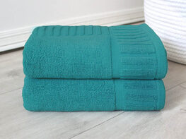 Hurbane Home 2-Piece Cotton Bath Rug Set (Green)