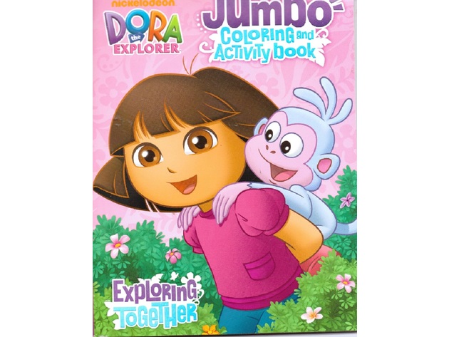 Dora the Explorer Jumbo 30 pg. Coloring and Activity Book | StackSocial