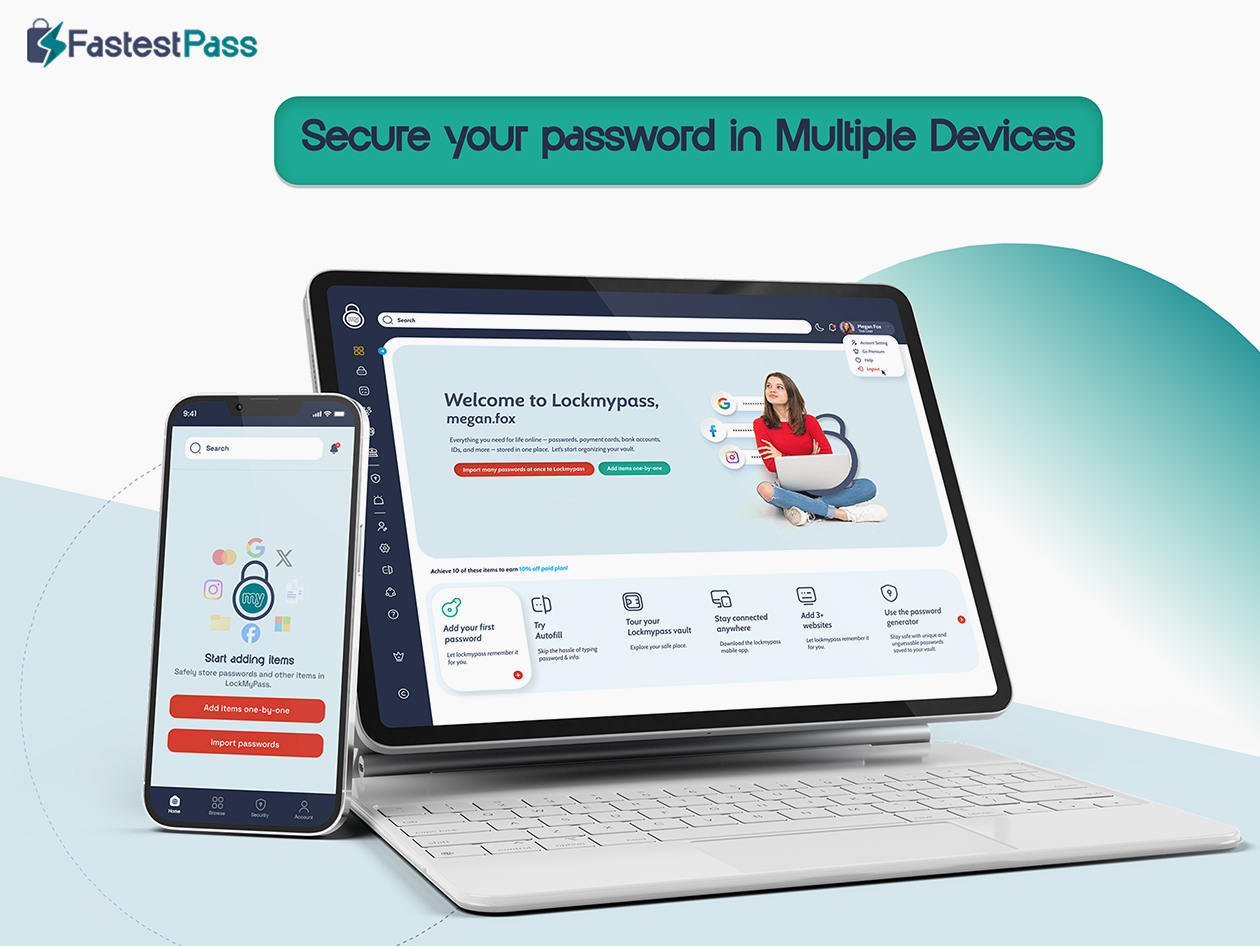 FastestPass Password Manager: Lifetime Subscription (Family Plan)