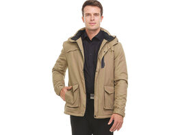 HELIOS: The Heated Coat for Men (Camel/Medium)