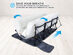 Ivation EZ-Bed Self Inflatable Air Mattress with Frame & Rolling Case