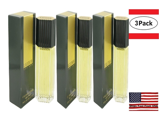 3 Pack Lauder by Estee Lauder Eau De Cologne Spray 3.4 oz for Men
