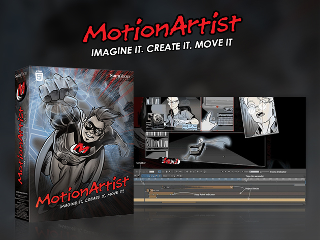 Motion Artist: Make Insanely Awesome Digital Comics