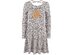 Epic Threads Big Girls Snow Leopard Heart Dress White Size Large