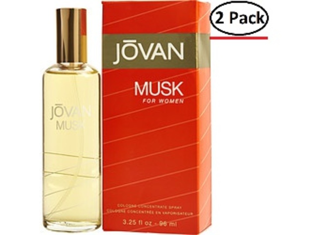Jovan Musk By Jovan Cologne Concentrated Spray 3.25 Oz For Women (Package Of 2)