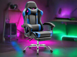 Dragon X2 Gaming Chair with Lumbar Support & Foot Rest 