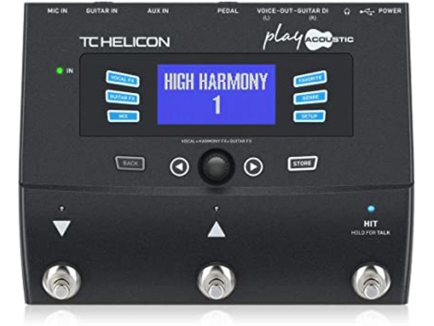 TC Electronic 996364005 Helicon Play Acoustic Vocal Effects Processor - Black (Like New, Damaged Retail Box)