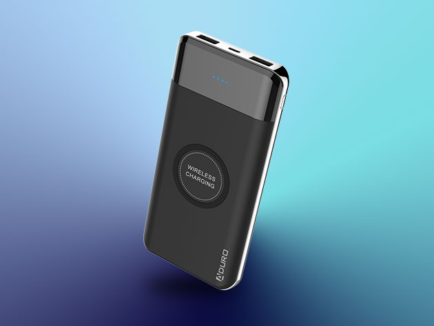 Powerup Wireless Charging 10kmAh Dual USB Battery