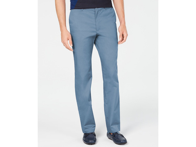 Alfani Men's AlfaTech Classic Fit Chino Pants Blue Size 36x32