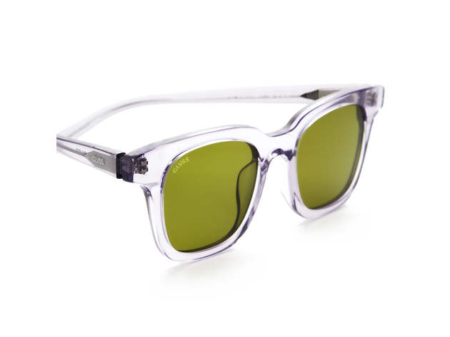 The East Sunglasses Transparent Plum / Military Green