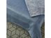 Zakary Flannel Reversible Heathered Sherpa Throw Blanket 60" x 80" / Light Blue