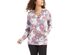 Ideology Women's Floral-Print Lace-Up Hoodie Gray Size Medium