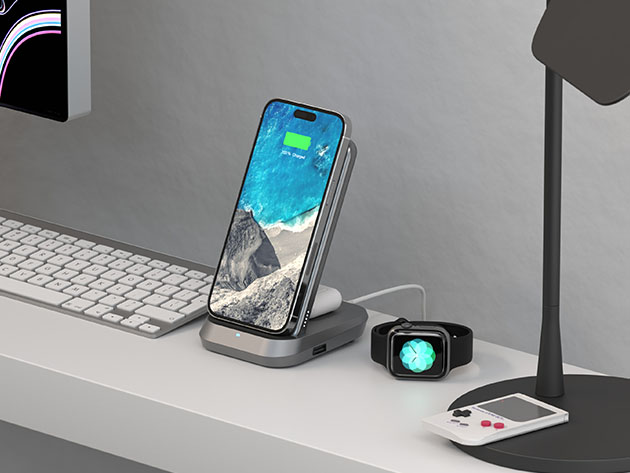 Energy Core 10,000mAh 3-in-1 Wireless Battery Pack & Dock 