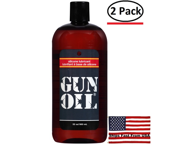 ( 2 Pack ) Gun Oil Silicone Lubricant 32 Oz