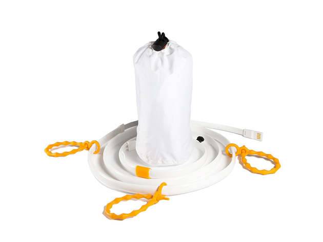 5Ft Portable USB LED Rope Light and Lantern