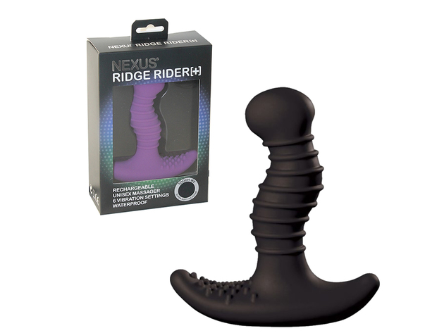 Nexus RIDGE RIDER+ Unisex Vibrator Black