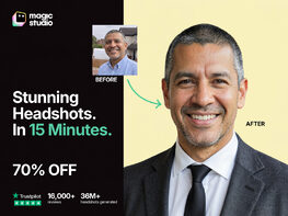 Magic Studio AI Headshot Generator Starter Plan: One-Time Purchase