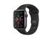 Apple Watch Series Five GPS Plus Cellular, 44mm Space Gray Aluminum Case with Black Sport Band, Black (New Open Box)