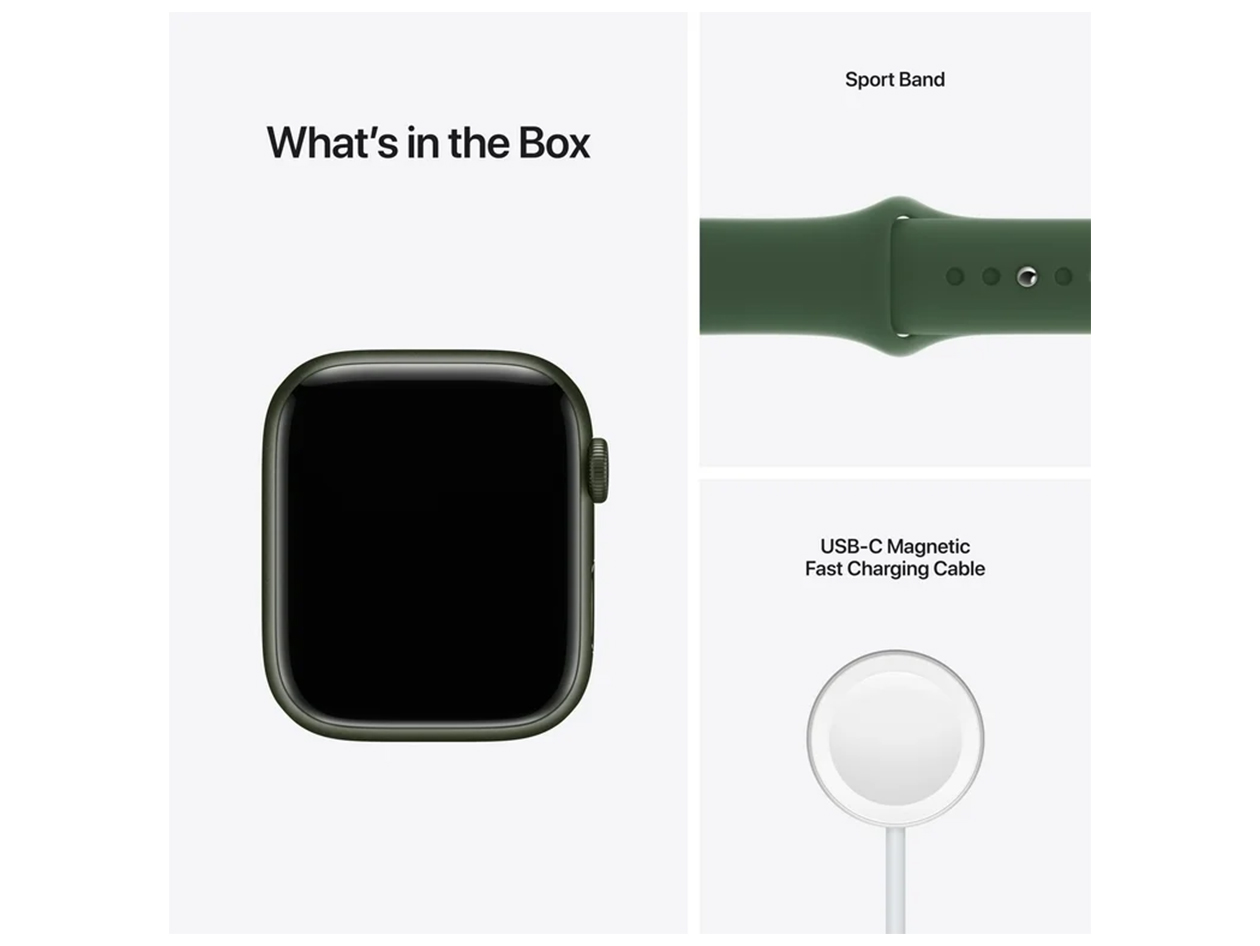 Apple Watch Series 7 (2021) Aluminum GPS + Cellular 45mm Green (Refurbished)