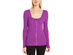 INC International Concepts Women's Square Neck Zip-Front Sweater Size Extra Large