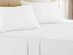 The Luxe 4-Piece Microfiber Bed Sheet Set (White/King)