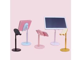 Multi-Angle Extendable Desk Cell Phone Holder & iPad Stand Blush Pink