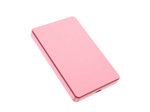 Slim Portable USB 3.0 External Hard Drive - 320GB (Pink)