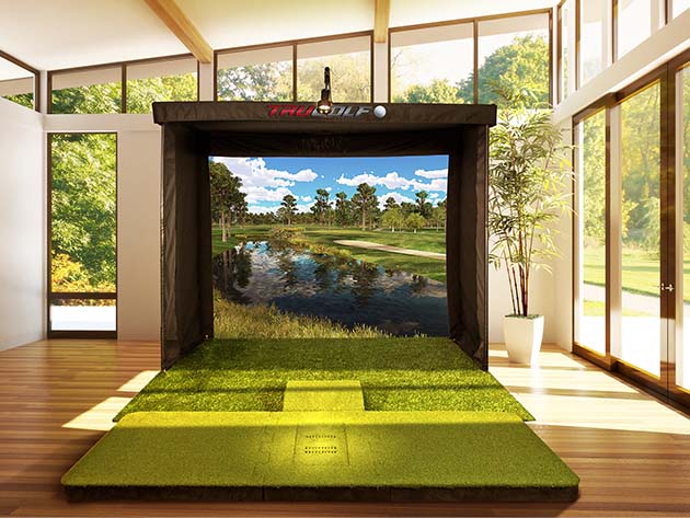 Vista 10X Portable Golf Simulator + Premium Courses