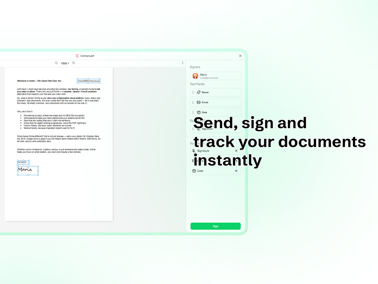 Drime Secure Cloud Storage: Lifetime Subscription (Advanced++ Plan/10TB)