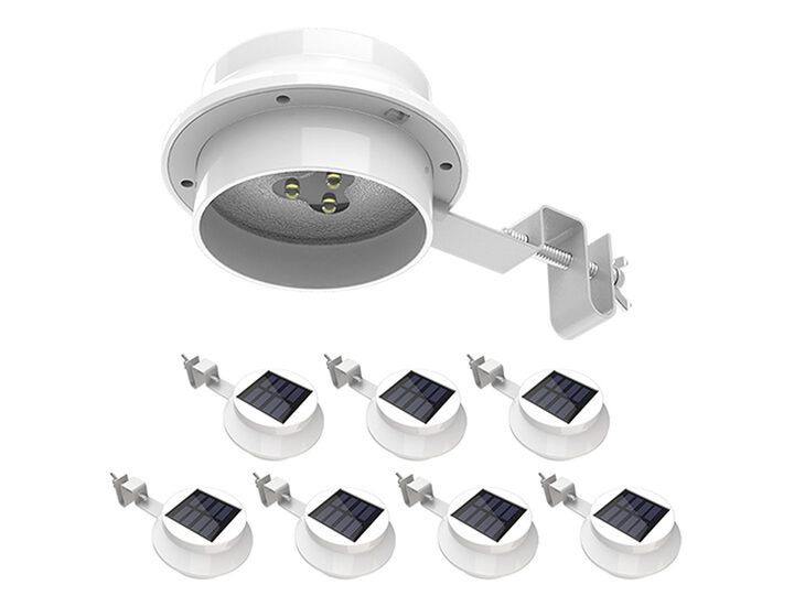 solarize solar gutter lights