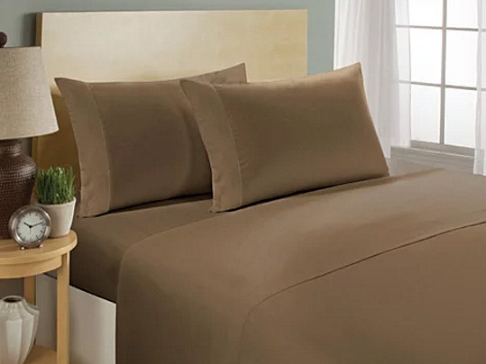 Ultra Soft 1800 Series Bamboo Bed Sheets: 4-Piece Set (Chocolate/King)