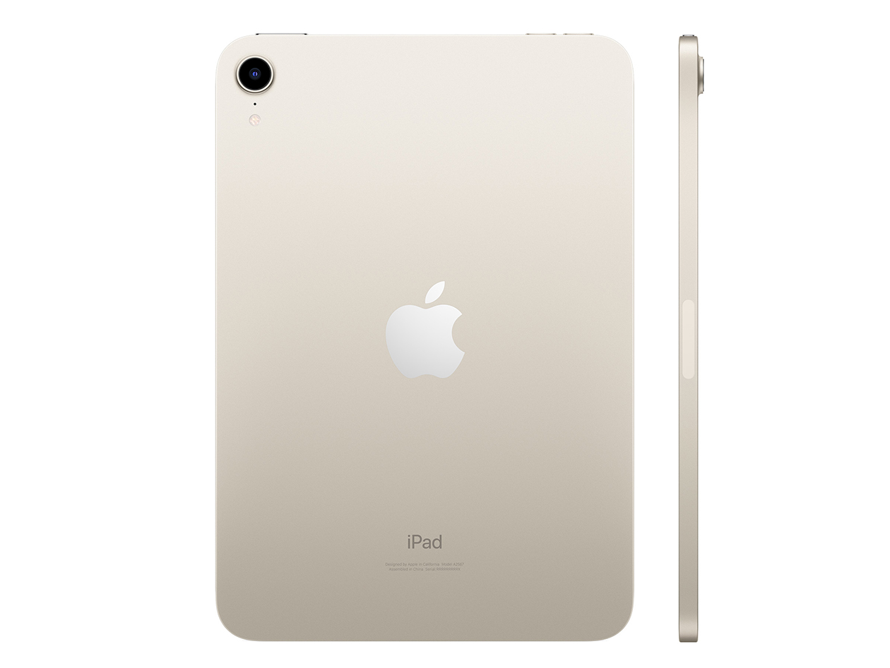 Apple iPad mini (2021) 6th Gen 256GB Wi-Fi Starlight (Refurbished)