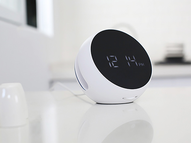 Desktop Wireless Charger with Alarm Clock