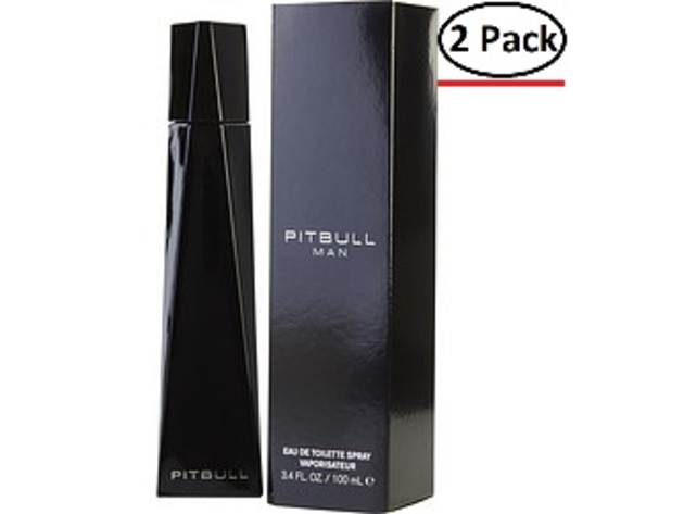 PITBULL by EDT SPRAY 3.4 OZ for MEN (Package Of 2)