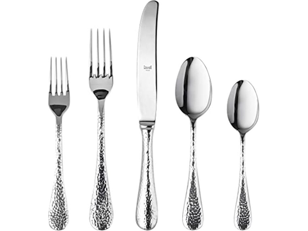 Mepra 106822005 Durable and Ergonic Stainless Steel Place Setting, Silver (Used, Damaged Retail Box)