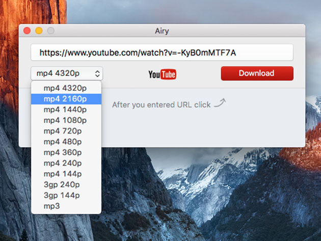 Airy pro youtube video & mp3 downloader 3 10 242 download