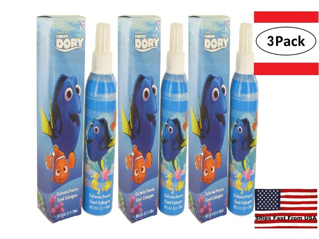 3 Pack Finding Dory by Disney Eau De Cool Cologne Spray 6.7 oz for Women